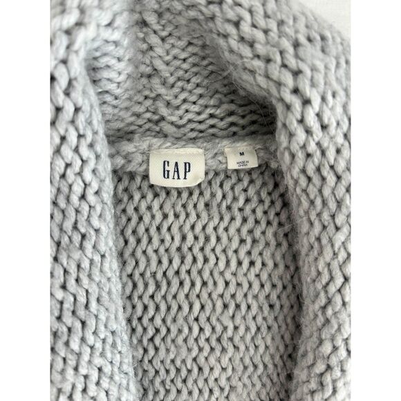 GAP Chunky Knit Shawl Collar Cardigan – Women’s M - Picture 2 of 4